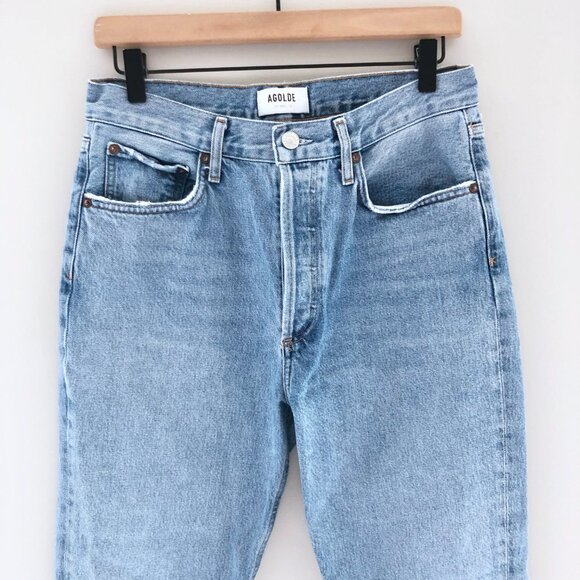 Agolde Riley High Rise Ankle Jeans - Picture 2 of 6